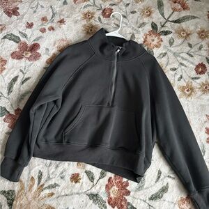 Dark Gray Quarter-Zip Pullover